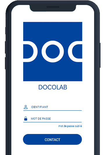 screen application mobile Docolab