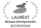 logo Lauréat réseau entreprendre Bourgogne